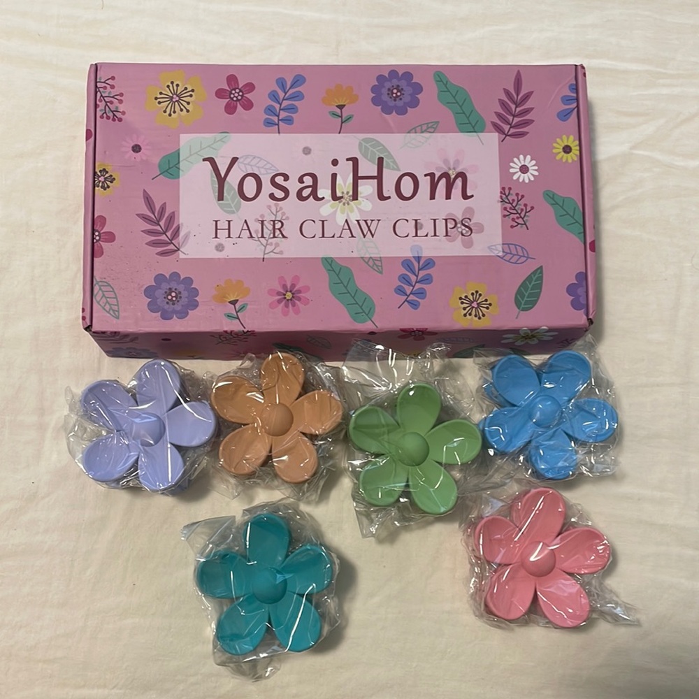 Flower Hair Clips